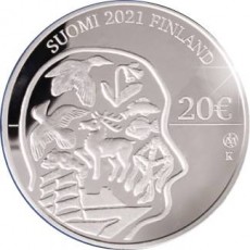 Finlândia 20€ 100 Anos da Autonomia de Aland 2021